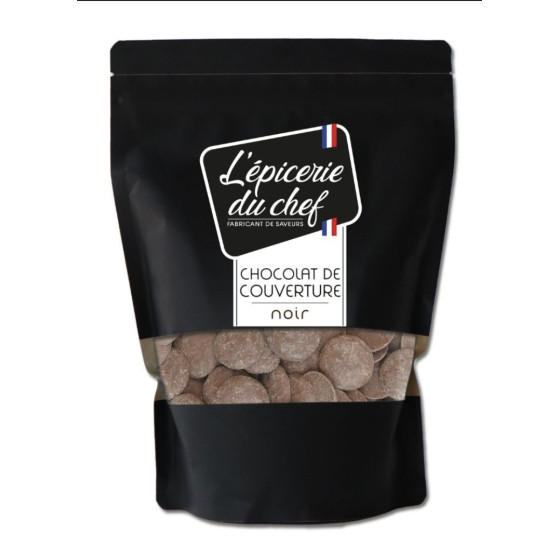 Palets de chocolat noir