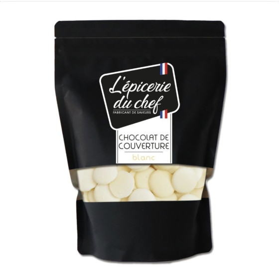 Palets de chocolat blanc 500g